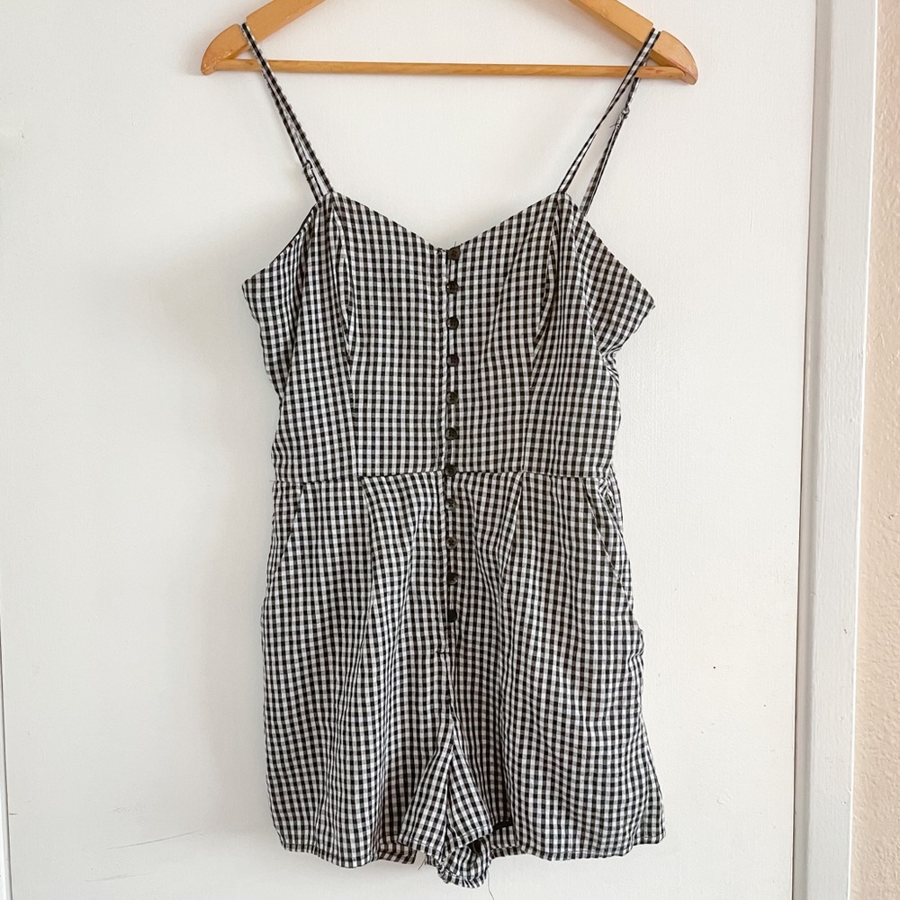 Gingham romper